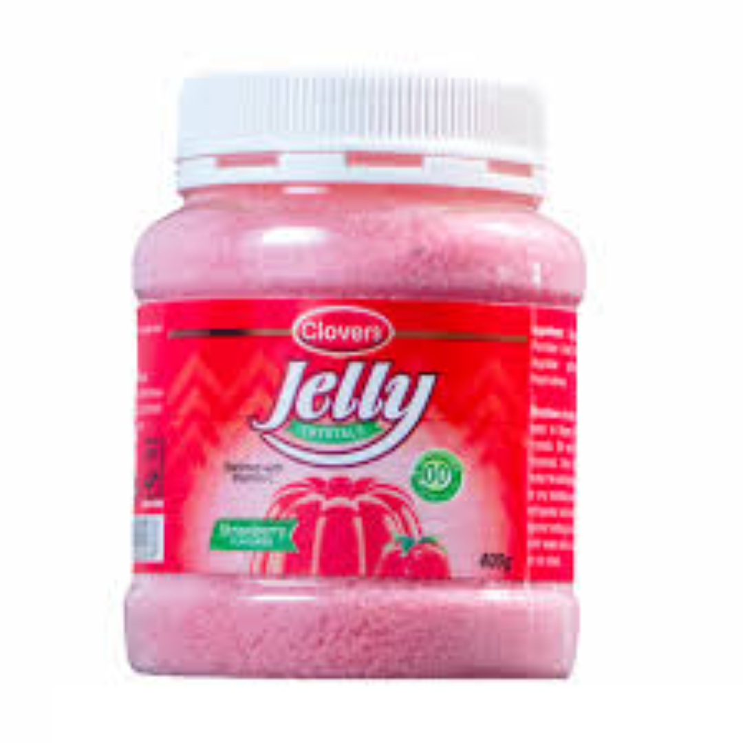 CLOVERS JELLY CRYSTALS STRAWB 400G